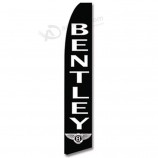 Großhandel benutzerdefinierte Bentley Dealership (schwarz) Feder Flagge mit hoher Qualität