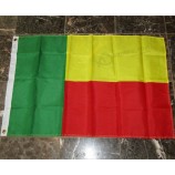 Hot selling polyester printing Benin country flag