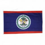 3x5ft Custom Banner Polyester Belize Flag with Grommets