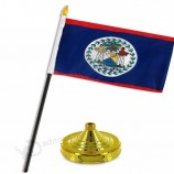 Navy printing and hand embroidery Belize flag