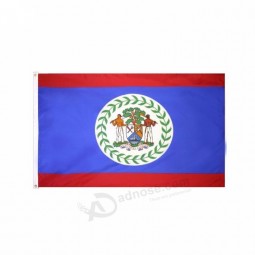 2019 Belize 90 x 150cm poly flag with brass grommets