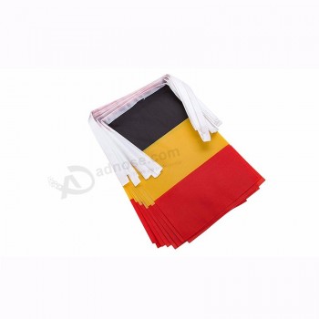 Decorative polyester Belgium country bunting flag