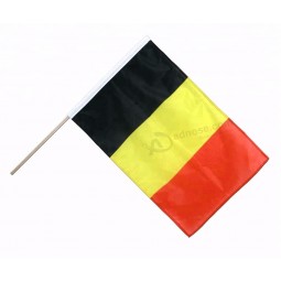 Belgium national hand flag Belgium country stick flag