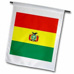 tamaño personalizado poliéster bandera nacional de bolivia bandera de la pared