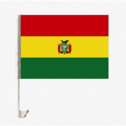 Polyester 30X45cm Printing Bolivia flag for Car Window