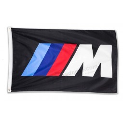 Car Flag 3x5 FT for BMW M Logo IIIM Racing Car Large Garage Decor Banner