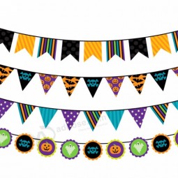 Geat Quality Durable Wearable  Festival Paper Polyester Cheap  Bunting