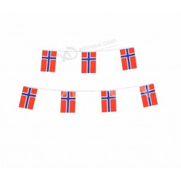 Latest Custom International Festival Celebrating Norway Flag Bunting