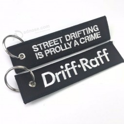 Fabric Custom Patch Embroidery Embroidered Keychain