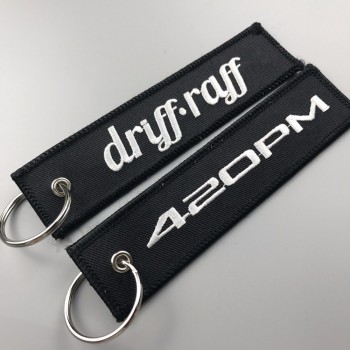 fans gift craft custom promotion keychain embroidery wholesale