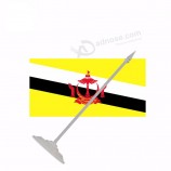 Custom national table flag of Brunei Darussalam country desk flags