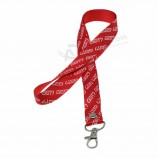 polyester material embroidered lanyards made in china merchandise