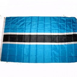 10 minutes sample quick delivery 170T Taffeta Botswana country flag