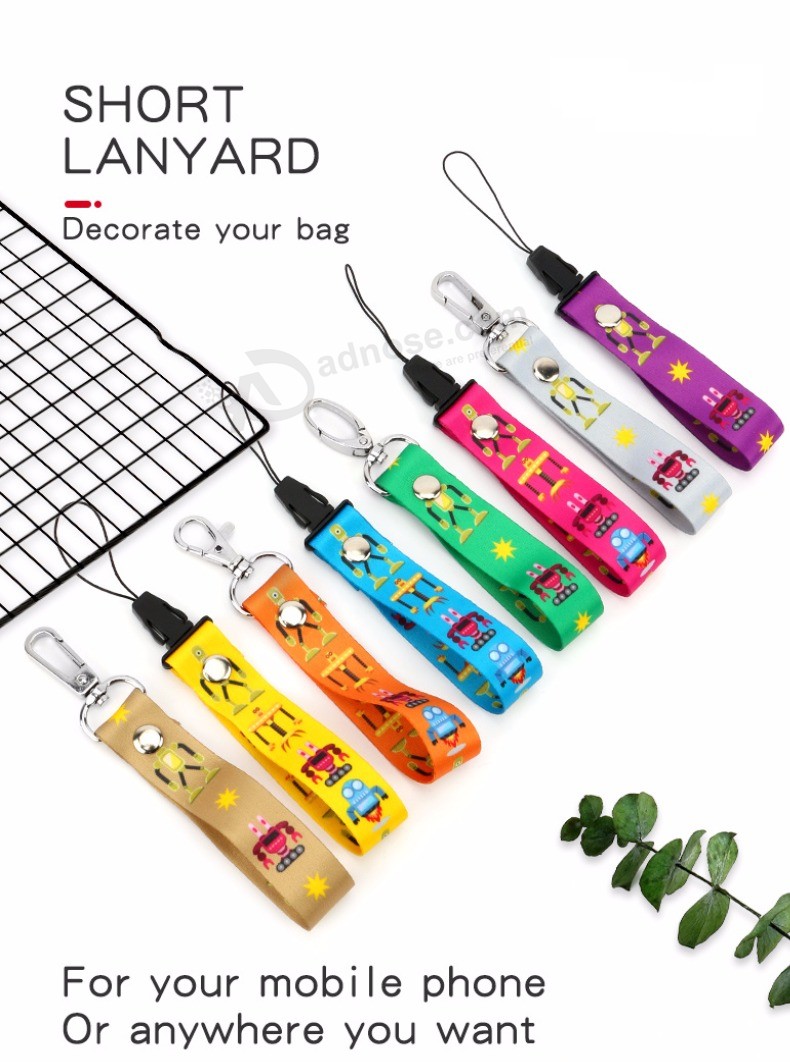 Promotional gift Advertising polyester Heat transfer Printing custom Logo Lanyard