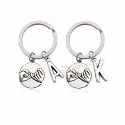 26-letter Hand-held personalized keychains Parent-child Family To keychain Friendship Agreement Sisters Keychain Couple Keychain