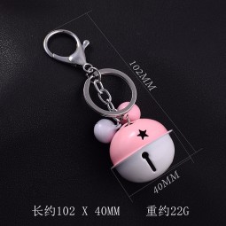 NEW Hot fashion Cartoon Game movie Key Car 12 colors keychian Lovely bell alloy cute keychain wedding favors keychain