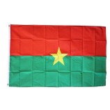burkina faso - 3' X 5' polyester world flag