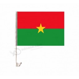 Online sale Cheap price custom design flag Burkina Faso Car windows flag