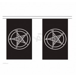 Baphomet Tempelritter String 30 Flagge Polyester Material Ammer