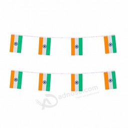 india flag national country pennant string bunting flags banner For grand opening