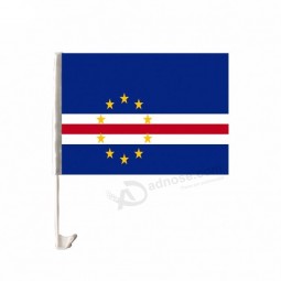 Hot selling quality assurance Cape Verde car window flag