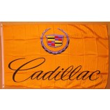 Cadillac Gold Emblem Car Flag 3' X 5' Indoor Outdoor Banner