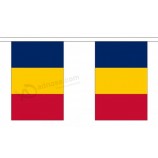 Wholesale Chad Flag 9m Bunting 22cm x 15cm (9