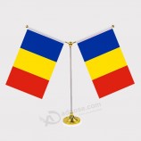 Manufacturer custom printing red yellow blue flag
