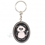 Factory direct price 3D Cross PVC Keychain Key ring