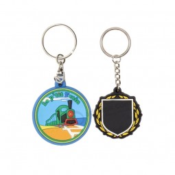 soft pvc and rubber silicone keychain, two sided 3D silicone key rings,pvc keychain