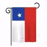 Bandeira de jardim de herança do Chile Bandeira vertical decorativa do jardim Bandeira de casa Bandeira