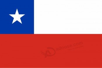 venda por atacado bandeiras de alta qualidade personalizadas do chile