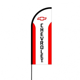promotional custom printed Chevrolet swooper advertising flags