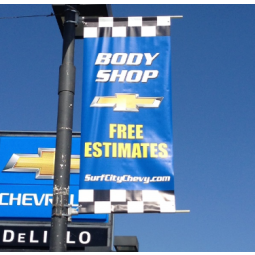 Polyester Chevrolet Logo Street Pole Advertising Banner