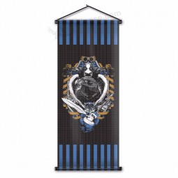 Impresión personalizada póster bandera HP hogwarts ravenclaw cresta pájaro bandera de la pared harri potter scroll banner para regalo de halloween 45x110cm