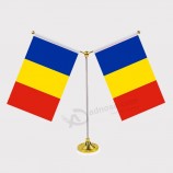 Manufacturer custom printing red yellow blue flag
