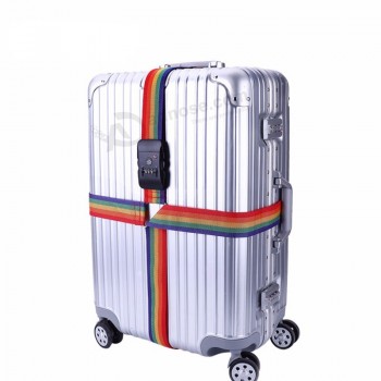 Оптовые регулируемые кроссовые легкие ремни для багажа дорожная тележка чемодан персонализированные безоп