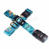 Wholesale 3-Digit Password Lock Adjustable lightweight luggage straps Travel Suitcase Band Belt Baggage Strap Fit for 20-32'' Suitcase