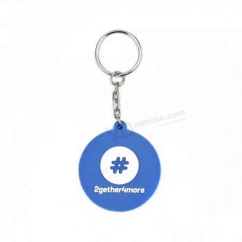 embossed 3d logo soft pvc rubber keychain for promotional gifts