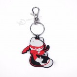 3D Custom soft PVC Keychain/ Soft Rubber Keychain/ Silicone Keyring