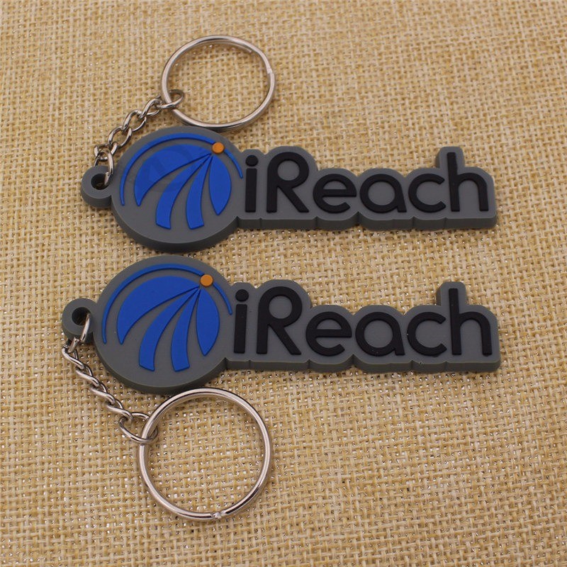 Wholesale Custom Your Branded 2D Soft PVC Keytag with Branded Logo