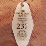 화이트 골드 '고딕 스타일'빛나는 영감을 간과 한 호텔 키 태그 배송 1418