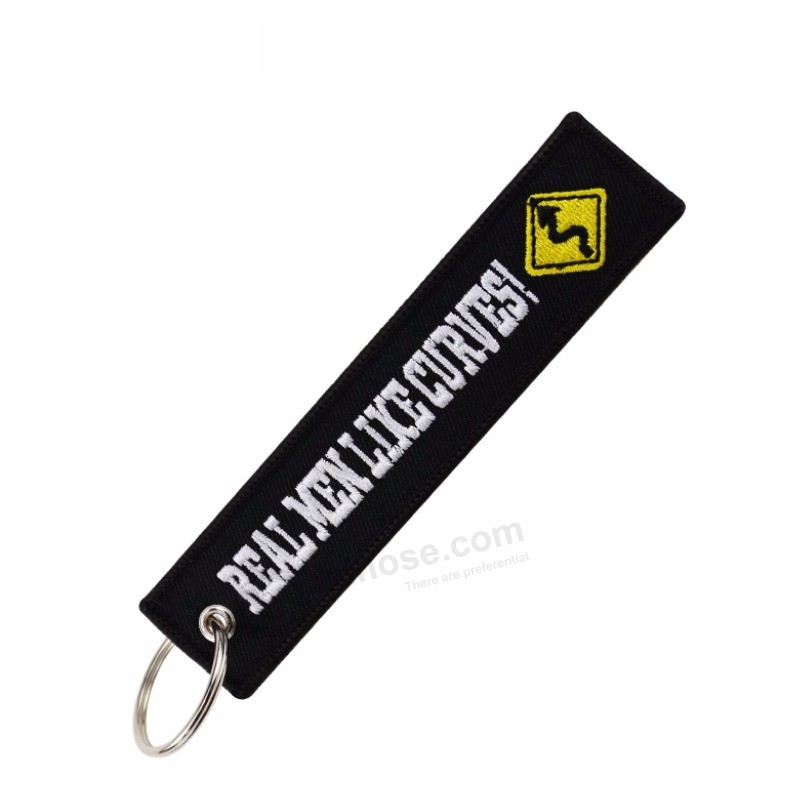 Novelty keychain Launch Key chain Bijoux keychains for motorcycles and cars Scooters Key Tag embroidery Key fobs OEM Keychain