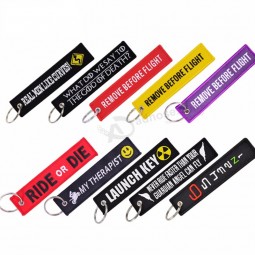 Fashion Motorcycle Cars Keychain Embroidery Real Men Like Curves Keyring Key Fobs OEM Jewelry Key Chain for Chaveiro Para Moto