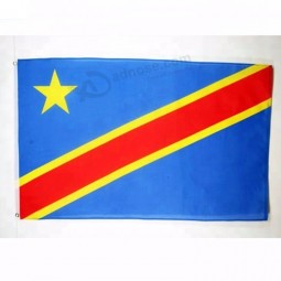 Wind flying 3'*5'smooth Democratic Republic of Congo flag