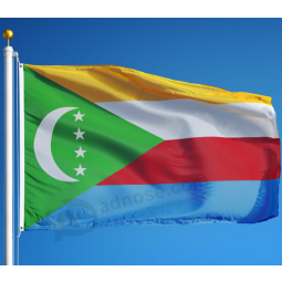 Digital Printed National Country Comoros Flags