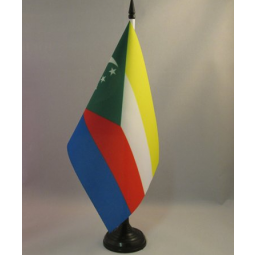 Comoros national table flag / Comoros country desk flag