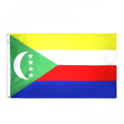 Professional custom made Comoros country banner flag