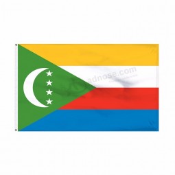 Full Printing Decoration 3X5 Comoros Flag, Celebration Custom Comoros Flag