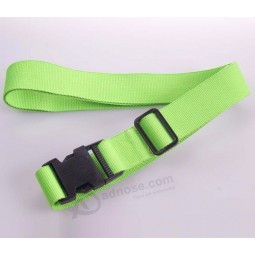 green durable fabric luggage strap